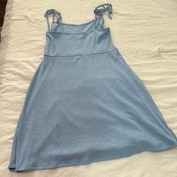 Ardene Size M Blue Button Flowy Dress - Picture 3 of 3